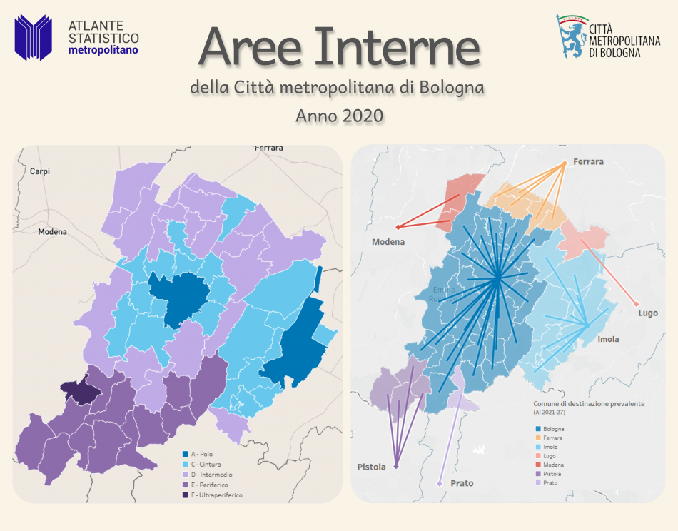 Geografia aree interne CM Bologna